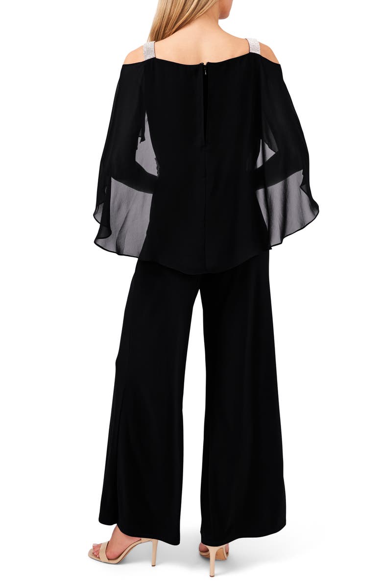 Chaus Blouson Cape Jumpsuit, Alternate, color, 