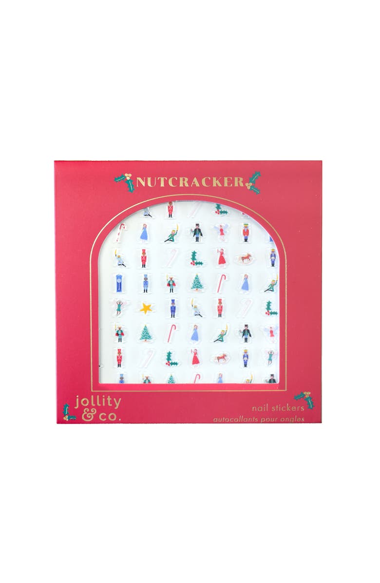 Jollity & Co. Nutcracker Nail Stickers, Main, color, Assorted Pre-Pack