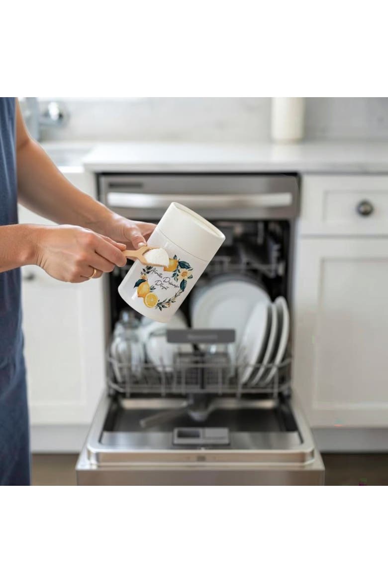 Premium Dishwasher Powder Oxygen Boost Formula Plastic-Free Kitchen Cleaner, Alternate, color, No Color
