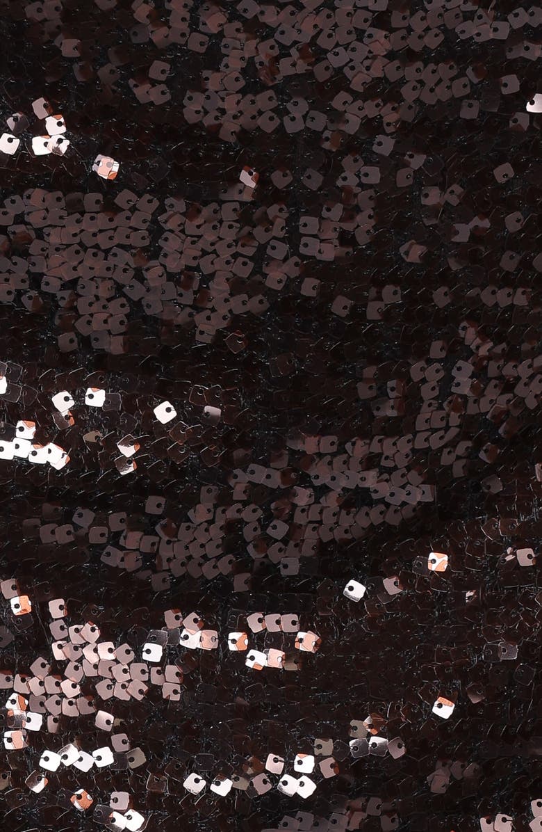 Petal & Pup Zinnia Sequin Miniskirt, Alternate, color, Brown