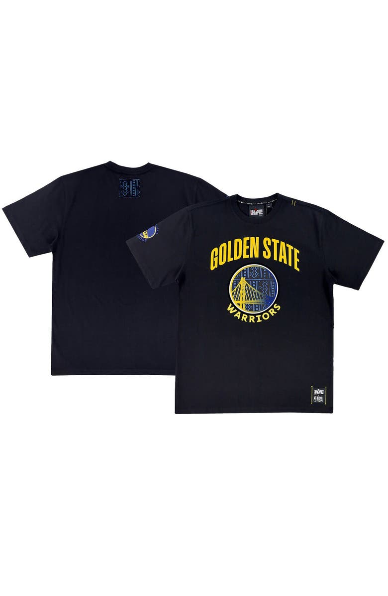 Two Hype Unisex NBA x Two Hype Black Golden State Warriors Culture & Hoops T-Shirt, Main, color, Black
