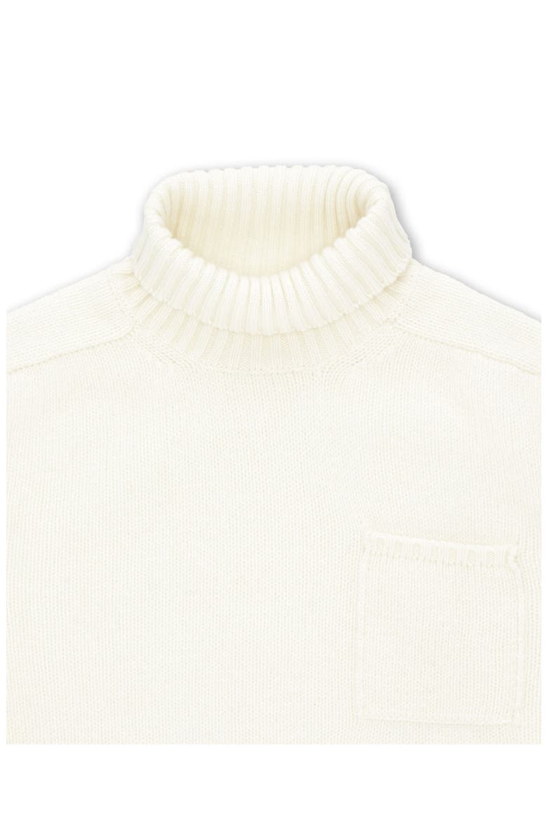 Mallory Merino Wool High Neck Sweater, Alternate, color, OFF WHITE