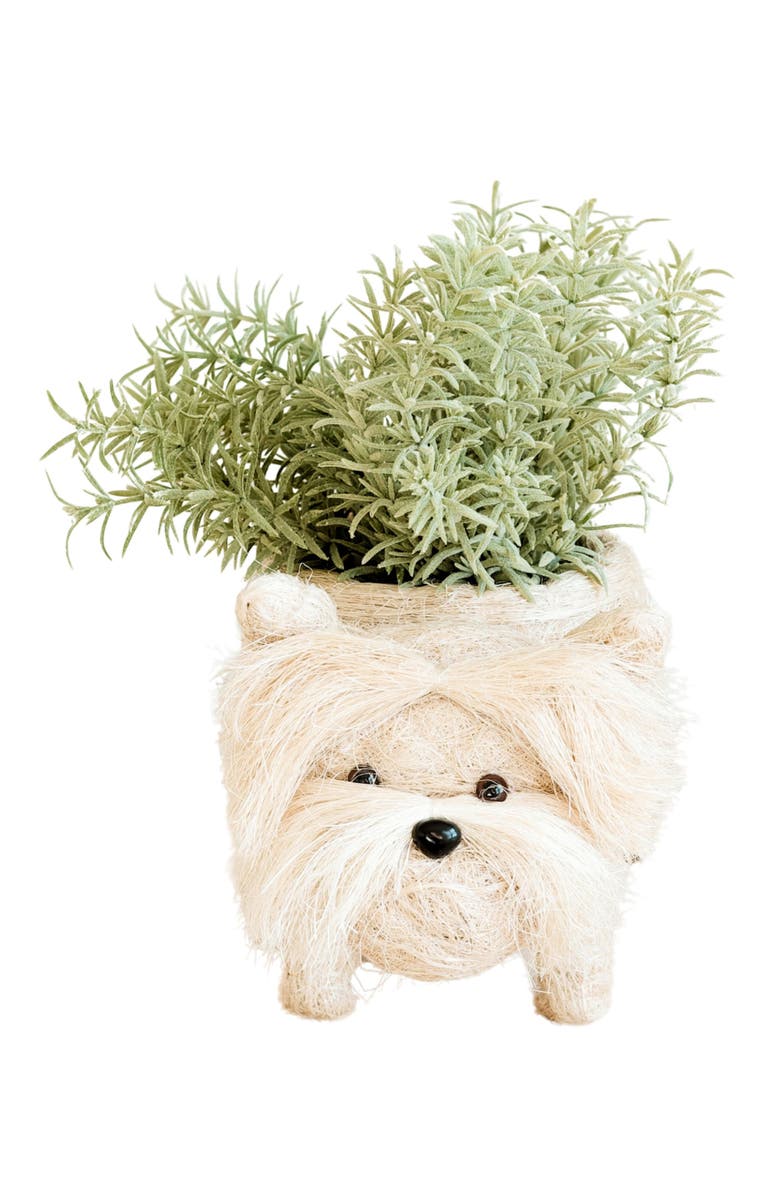 LIKHA Westie Handwoven Planter, Alternate, color,