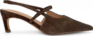 Amie Rafa Connie Slingback Suede Heels