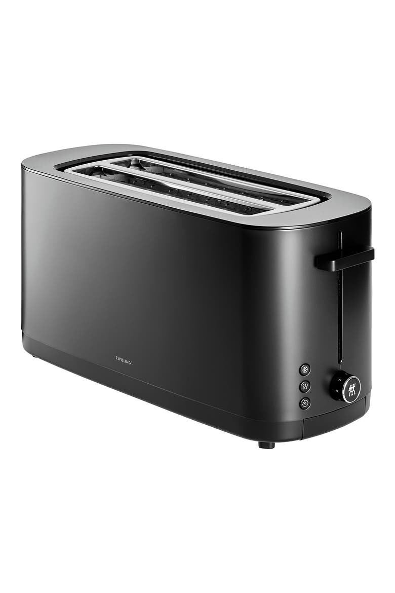 Enfinigy Cool Touch 2-Slot Long Toaster, Alternate, color, BLACK