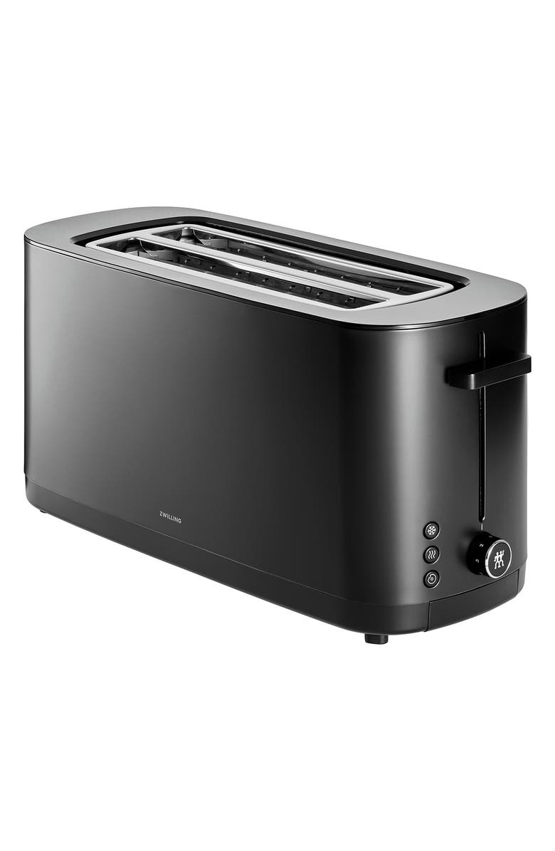 ZWILLING Enfinigy Cool Touch 2-Slot Long Toaster, Alternate, color, Black