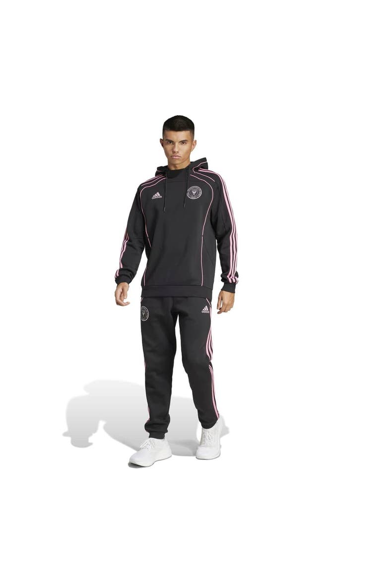 Men's adidas Black Inter Miami CF 2025 Travel Pullover Hoodie, Alternate, color, Black