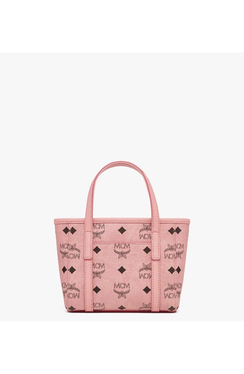 Mcm X-mini Toni Top-zip Shopper In Pink