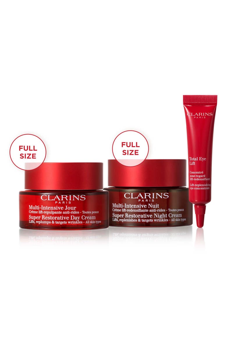Clarins Super Restorative Anti Aging Day & Night Set $322 Value, Alternate, color,