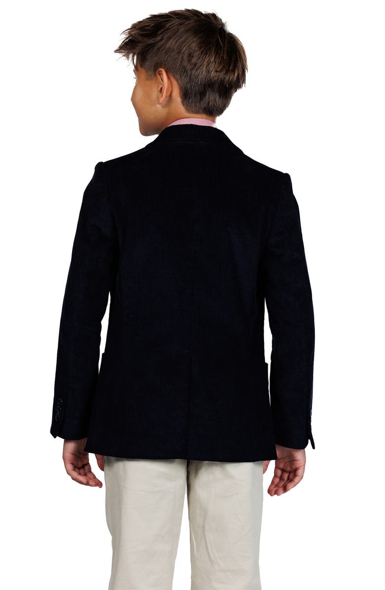 TailorByrd Kids' Textured Slub Sport Coat, Alternate, color, Navy