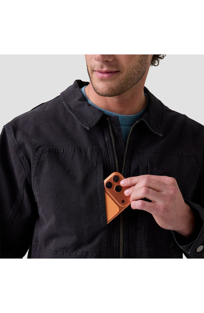 Backcountry Rambler Stretch Canvas Jacket, Alternate, color, Black