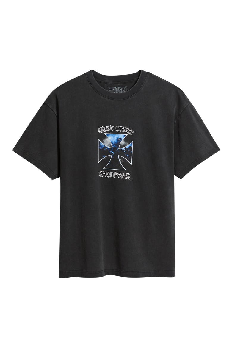 West Coast Choppers Cotton Graphic T-Shirt, Alternate, color, BLACK WASH
