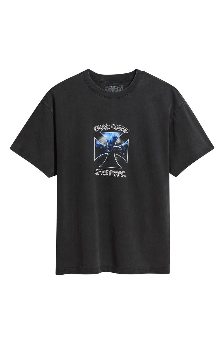 ID Supply Co West Coast Choppers Cotton Graphic T-Shirt, Alternate, color, Black Wash