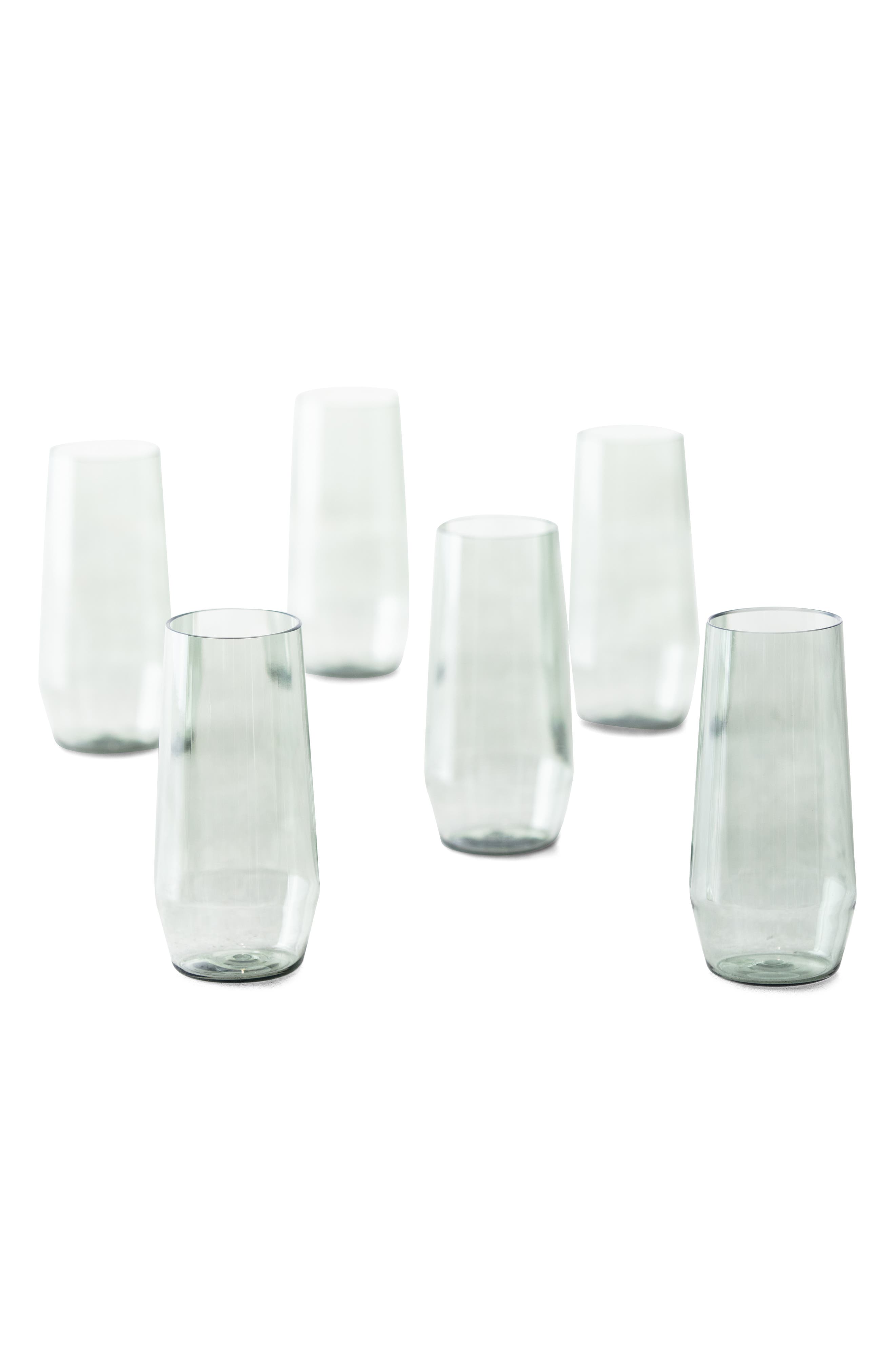 Fortessa Sole Shatter Resistant 6-Piece Iced Tea Glasses Set