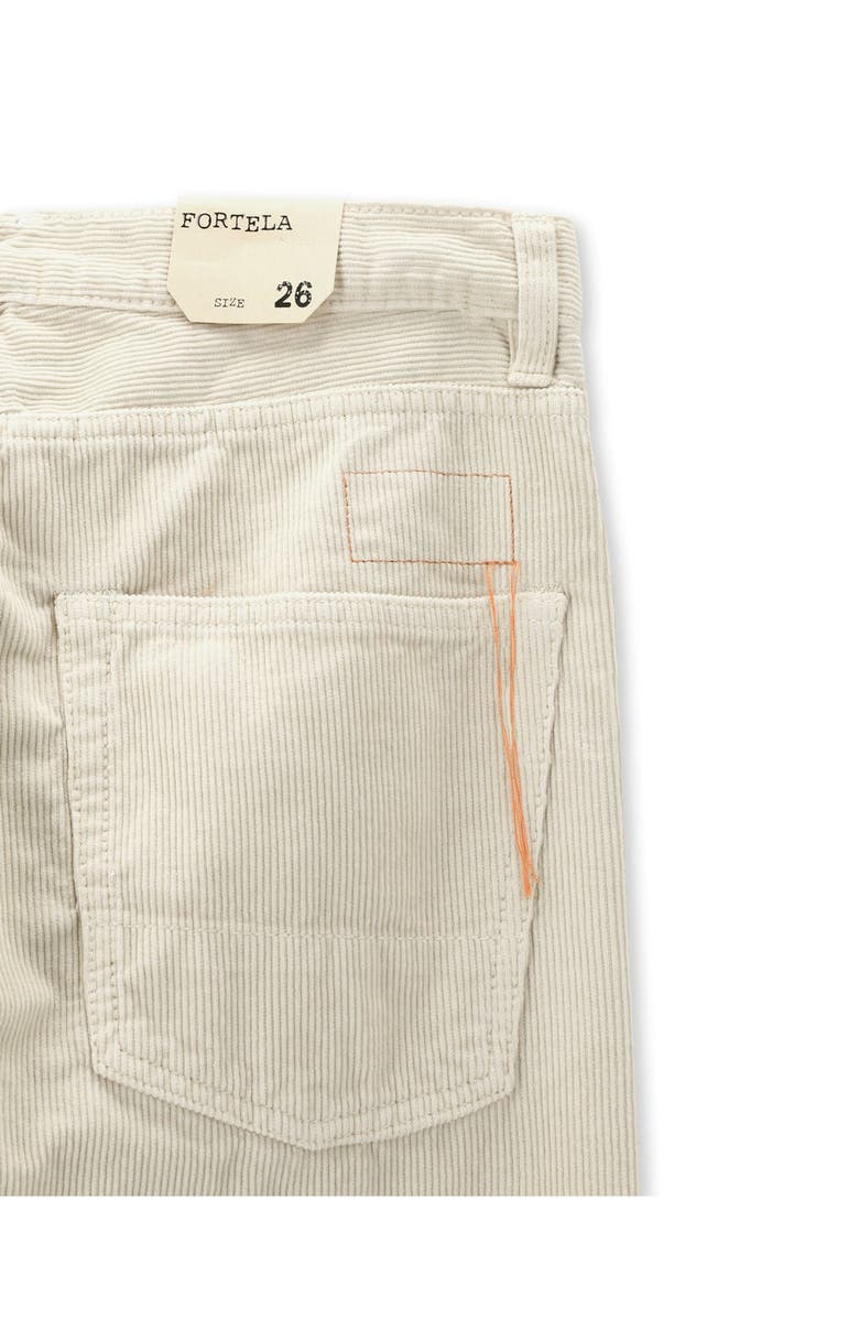 Fortela 965 John 5-Pocket Corduroy Trousers, Alternate, color, Off White