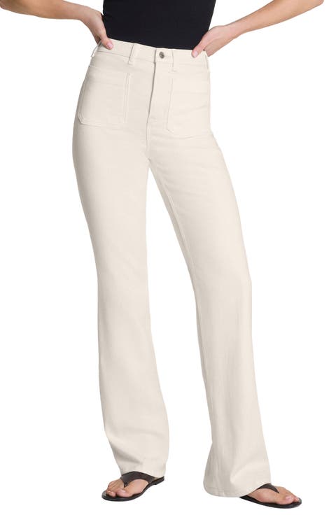 SPANXshape™ Authentic 360 Patch Pocket Easy Flare Jeans (Plus)