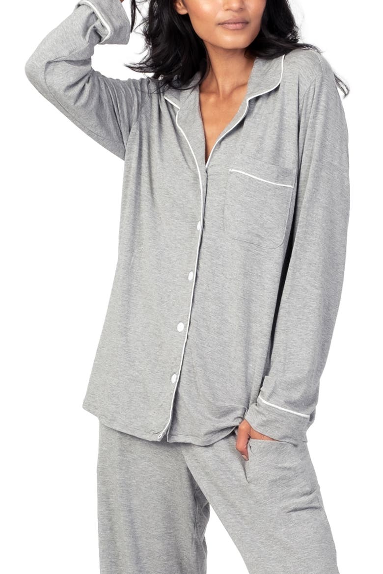The All Day Lounge Shirt, Main, color, HEATHER GRAY