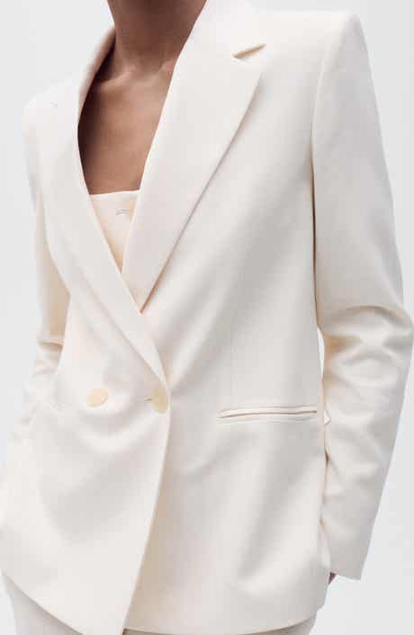 MANGO Tempo Double Breasted Blazer