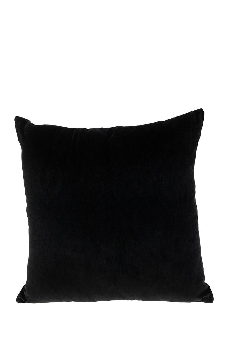 PARKLAND COLLECTION Crimson Charcoal Throw Pillow, Main, color, Charcoal
