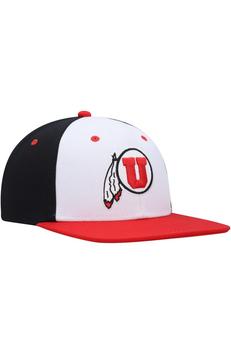 Under Armour Men's Under Armour White Utah Utes Baseball Flex Fit Hat, Alternate, color,