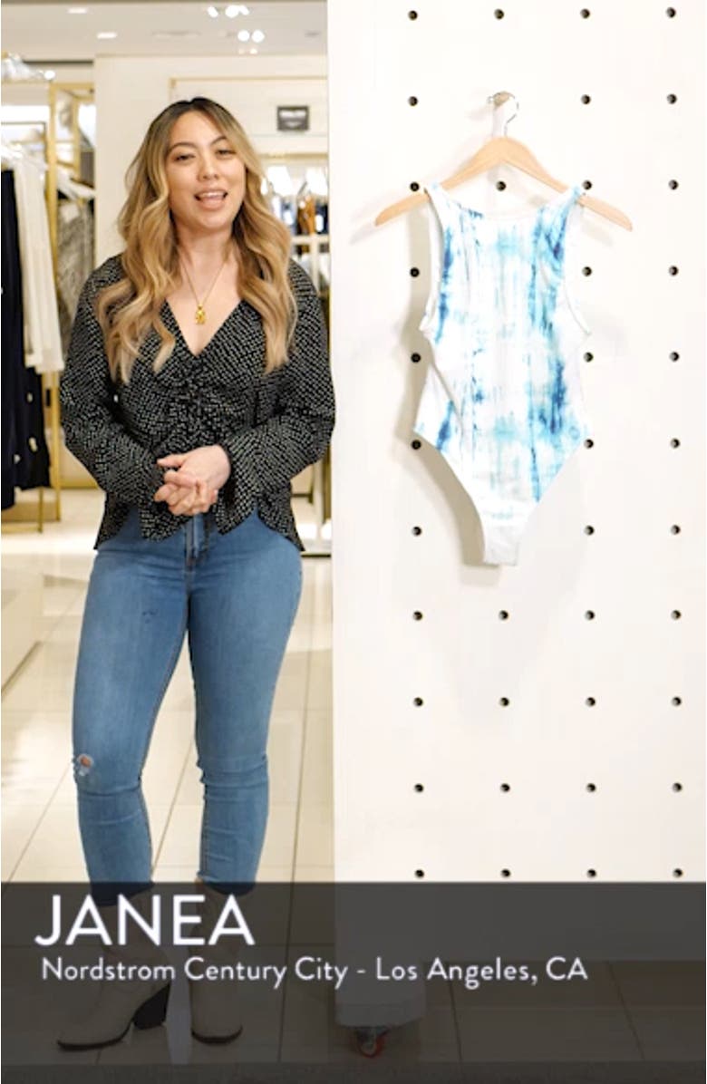 Low Back One-Piece Swimsuit, sales video thumbnail