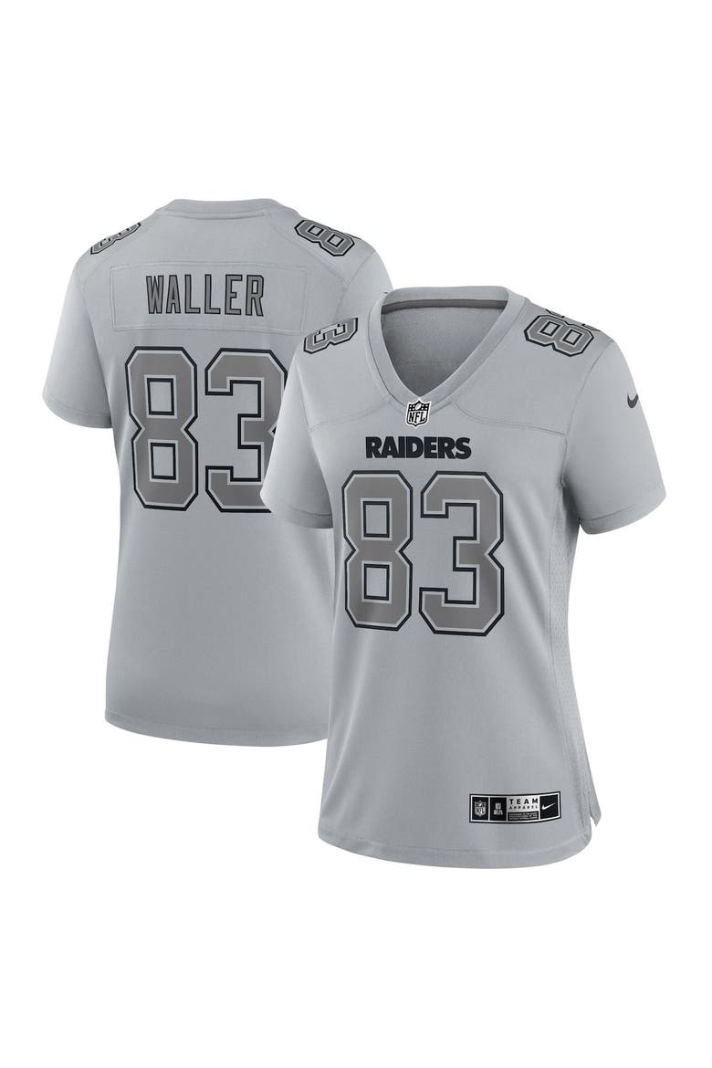 Women's Nike Darren Waller Gray Las Vegas Raiders Atmosphere Fashion Game Jersey, Main, color, Gray