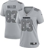 Nike Women's Nike Darren Waller Gray Las Vegas Raiders Atmosphere Fashion Game Jersey