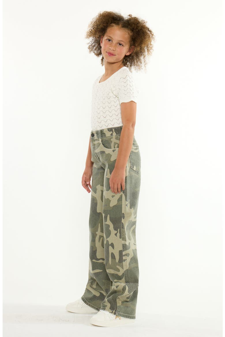 Kasey High Rise Wide Leg Jeans, Alternate, color, Camo Print