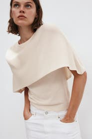 H&M Fine-knit Cape Top