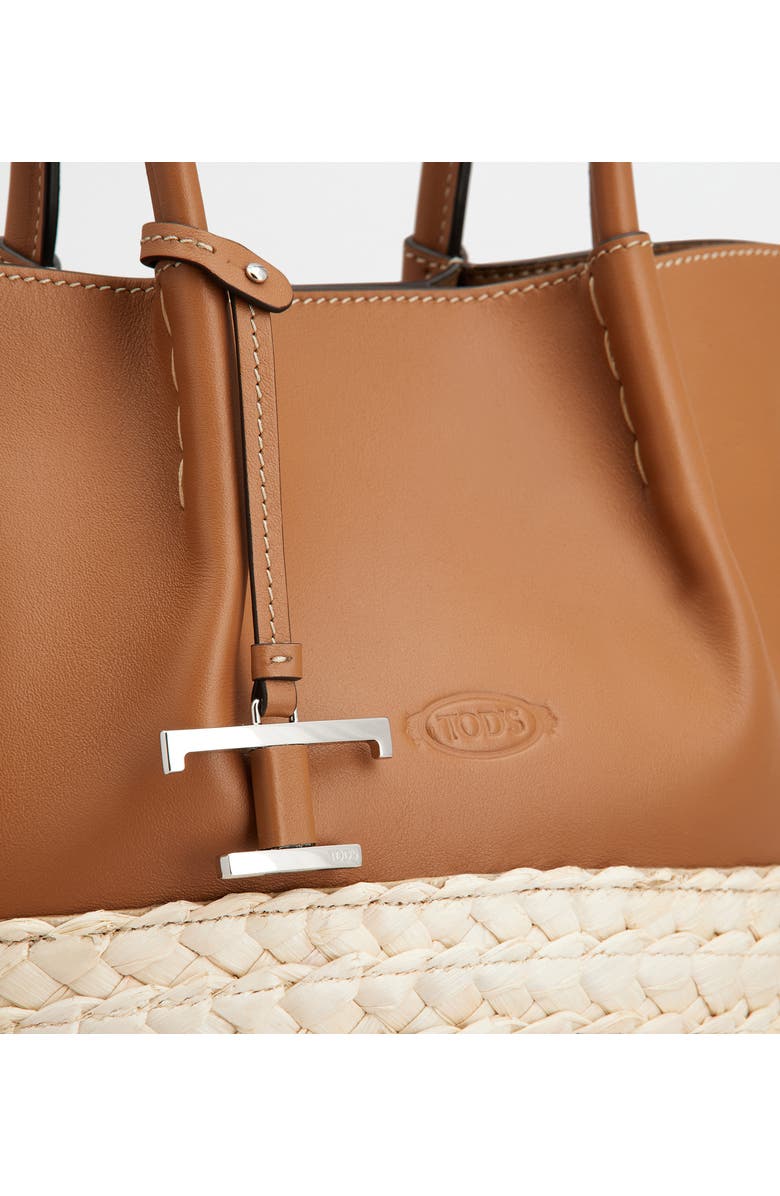 Tod's Small Bux Mixed Media Shopper, Alternate, color,