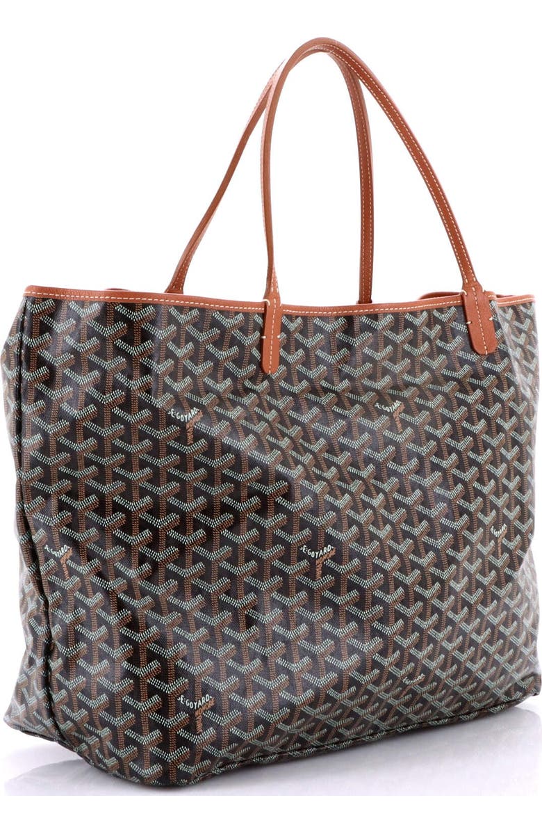 Pre-Owned Goyard Saint Louis Tote Coated Canvas GM, Alternate, color, Brown