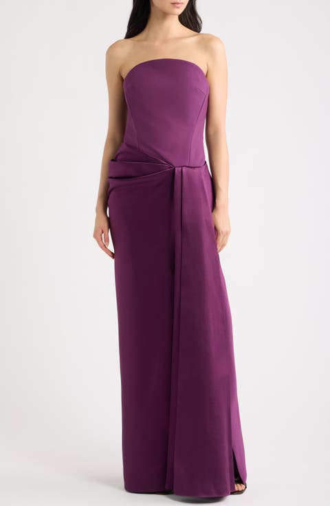 Seri Strapless A-Line Gown