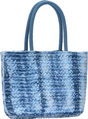 Ombré Woven Tote Bag