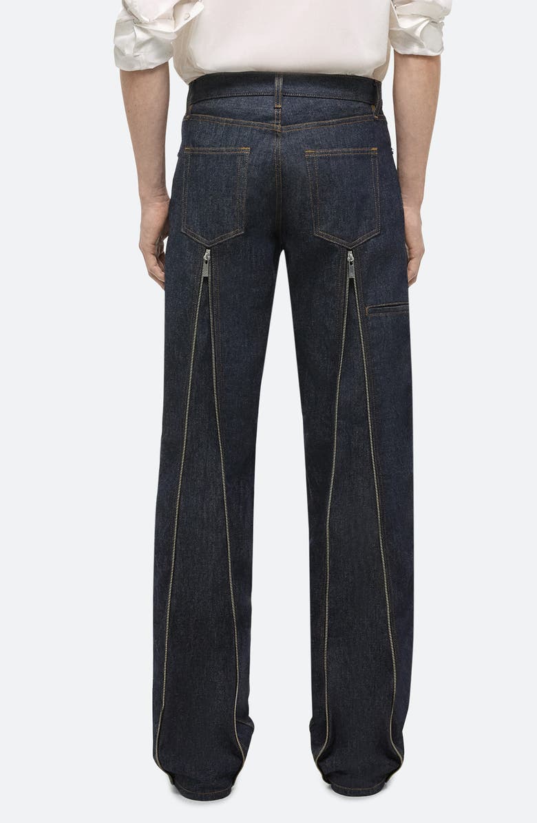 Helmut Lang Dual Zip Carpenter Straight Leg Jeans, Alternate, color, 
