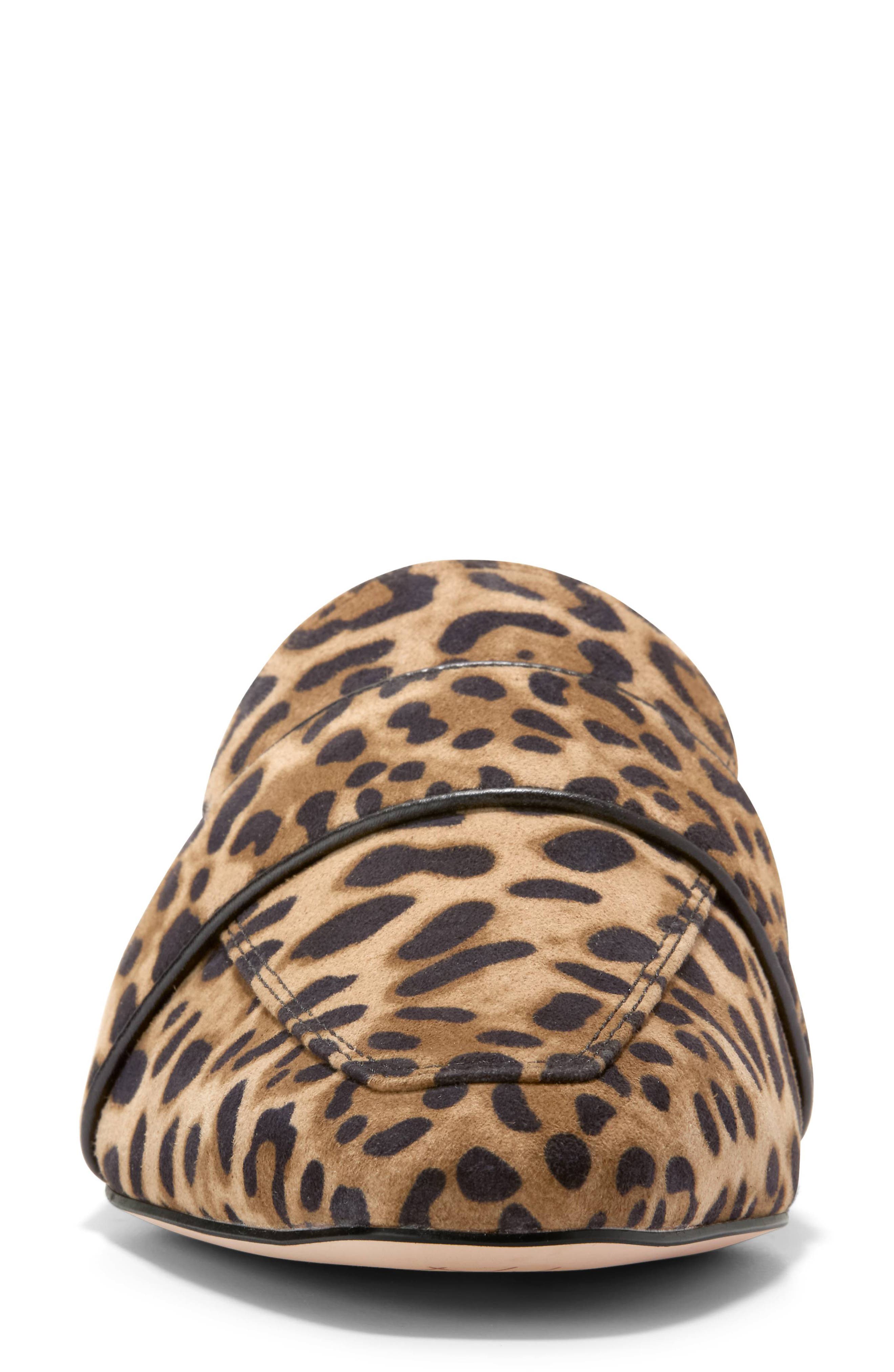Cole Haan Pasha Embossed Mule, Alternate, color, Leopard Print Suede