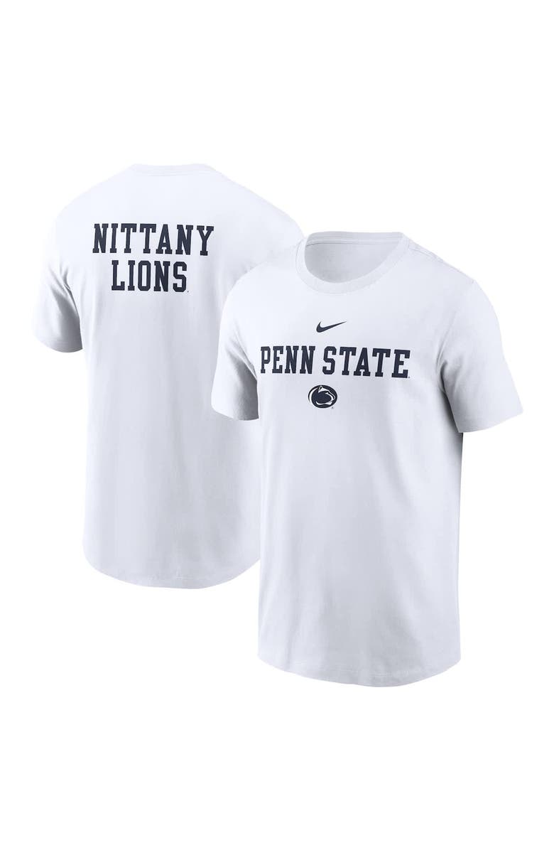 Nike Men's Nike White Penn State Nittany Lions 2-Hit Stacked T-Shirt, Main, color, White