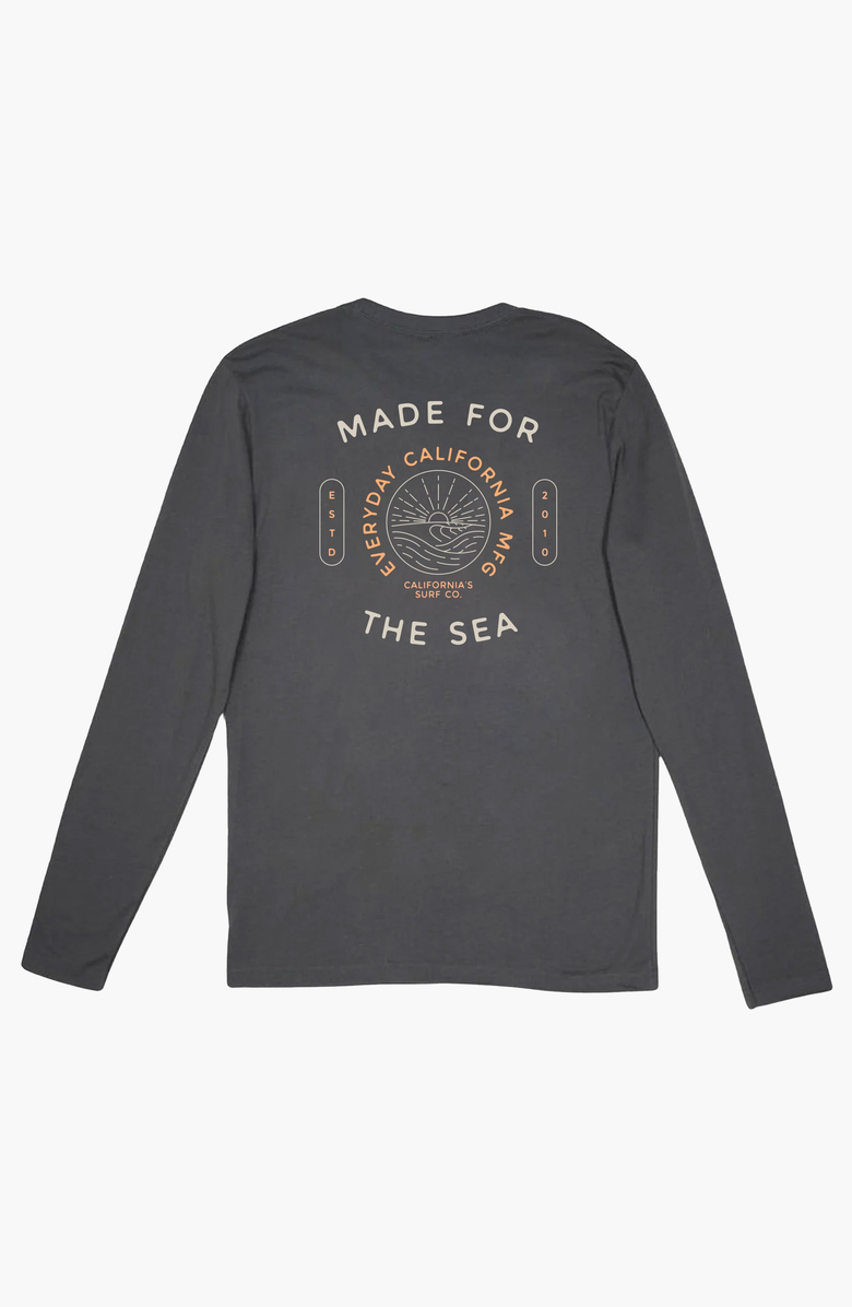 Everyday California Ponto Long Sleeve Tee, Alternate, color, Dark Grey