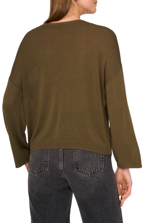 HALOGEN HALOGEN® FINE GAUGE CREWNECK SWEATER