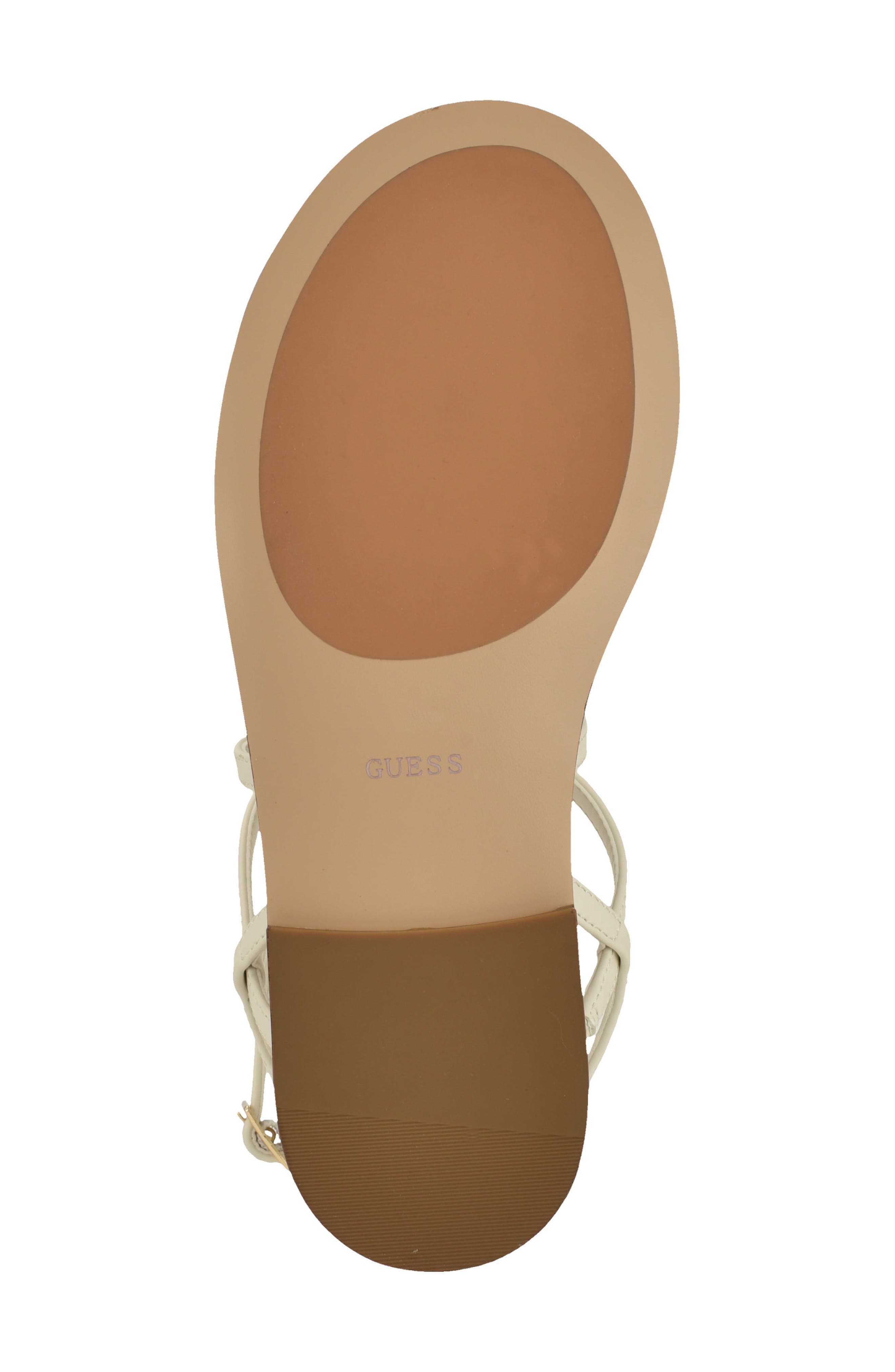 Grunge Strappy Sandal, Alternate, color, IVORY 150