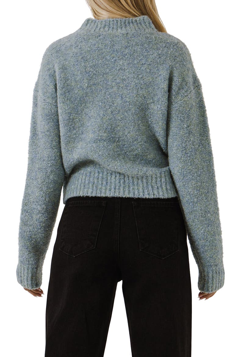 Cozy Crewneck Sweater, Alternate, color, BLUE