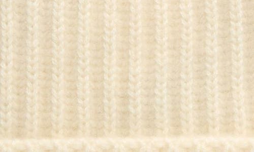 Vince Boiled Cashmere Chunky Rib Beanie In Neutral