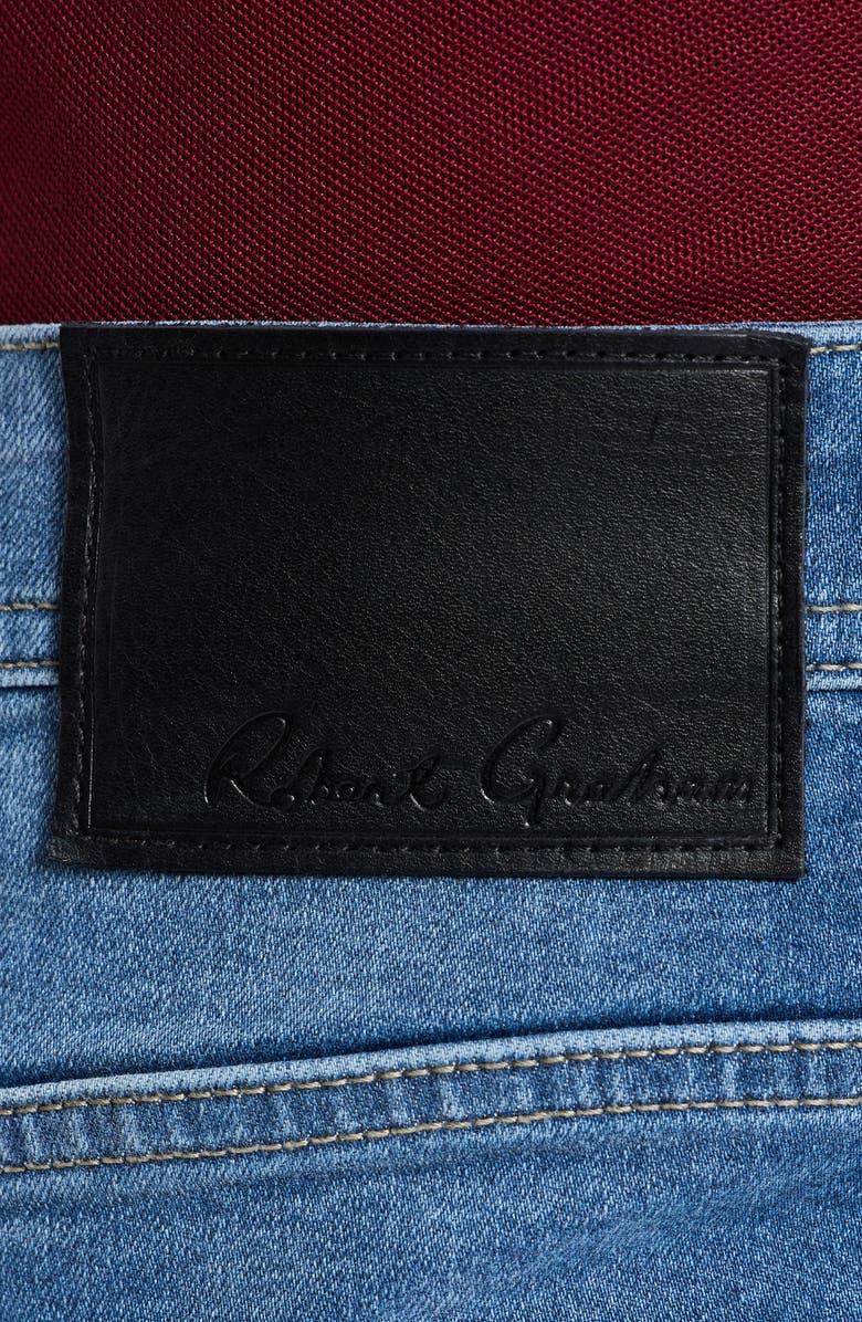 Robert Graham Merton Straight Leg Jeans, Alternate, color, Light Indigo