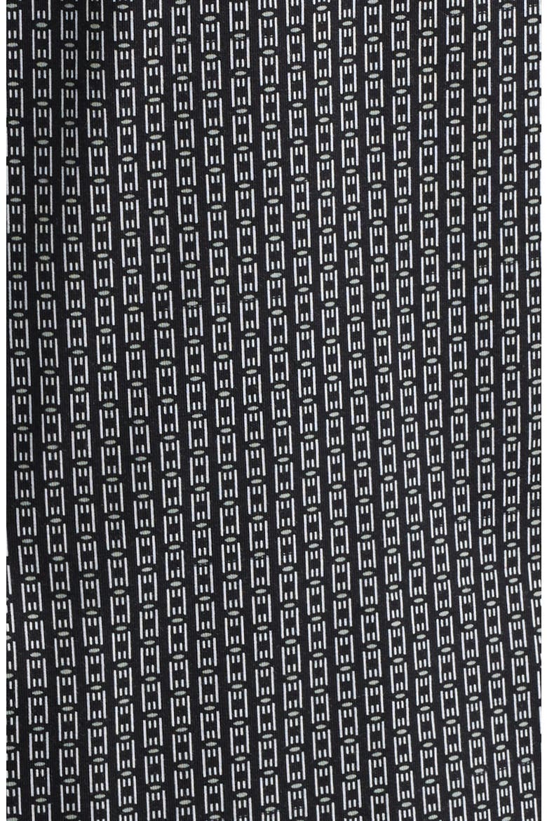 Devon OoohCotton® Geometric Button-Up Shirt, Alternate, color, BLACK
