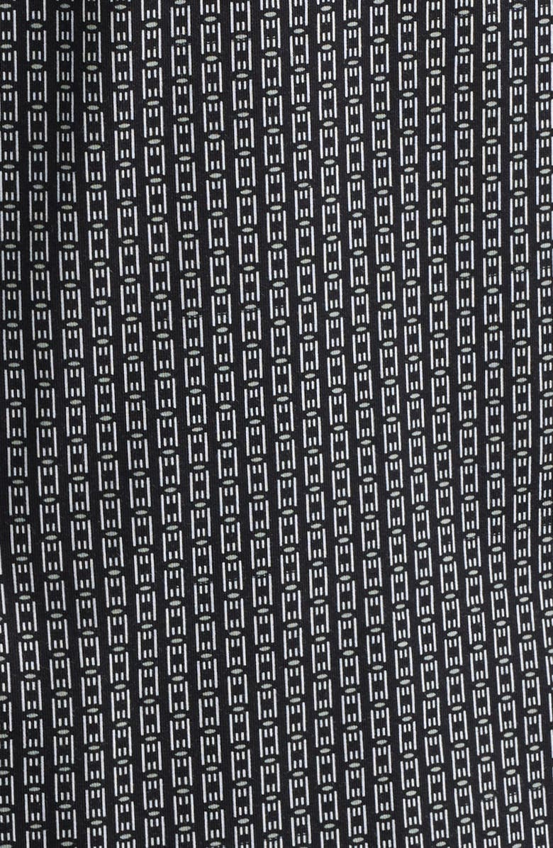 Bugatchi Devon OoohCotton<sup>®</sup> Geometric Button-Up Shirt, Alternate, color, Black