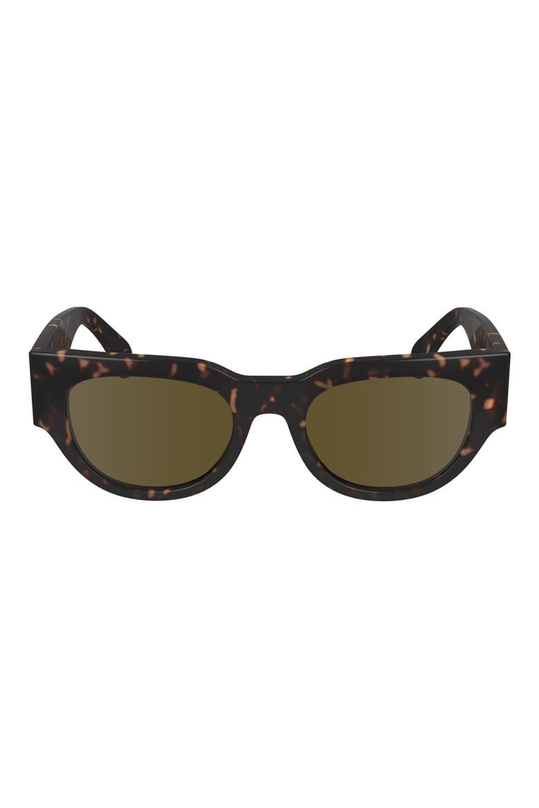 51mm Signature Teacup Sunglasses, Main, color, DARK TORTOISEDNU
