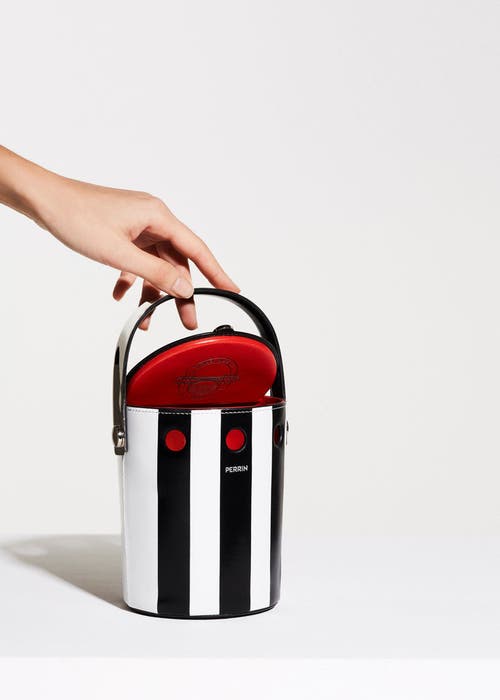 Shop Perrin Paris Le Mini Seau Bucket Bag In Black