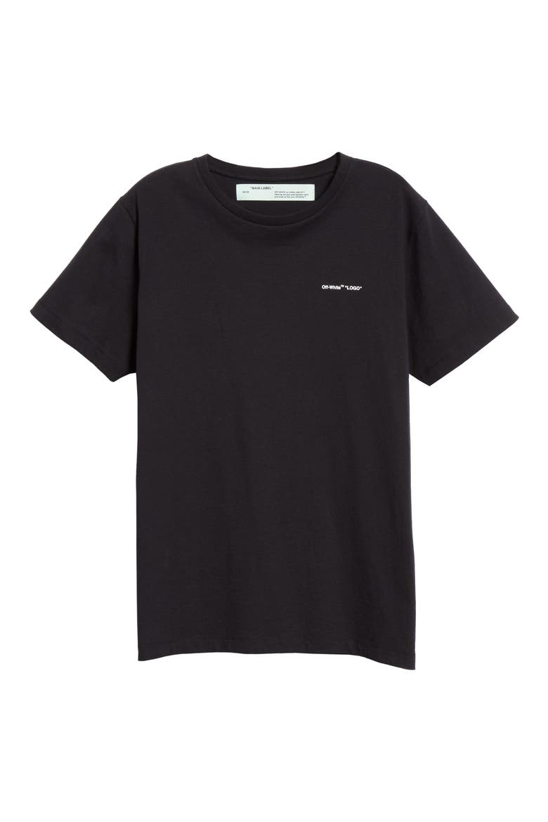 Slim Fit Logo T-Shirt, Alternate, color, BLACK