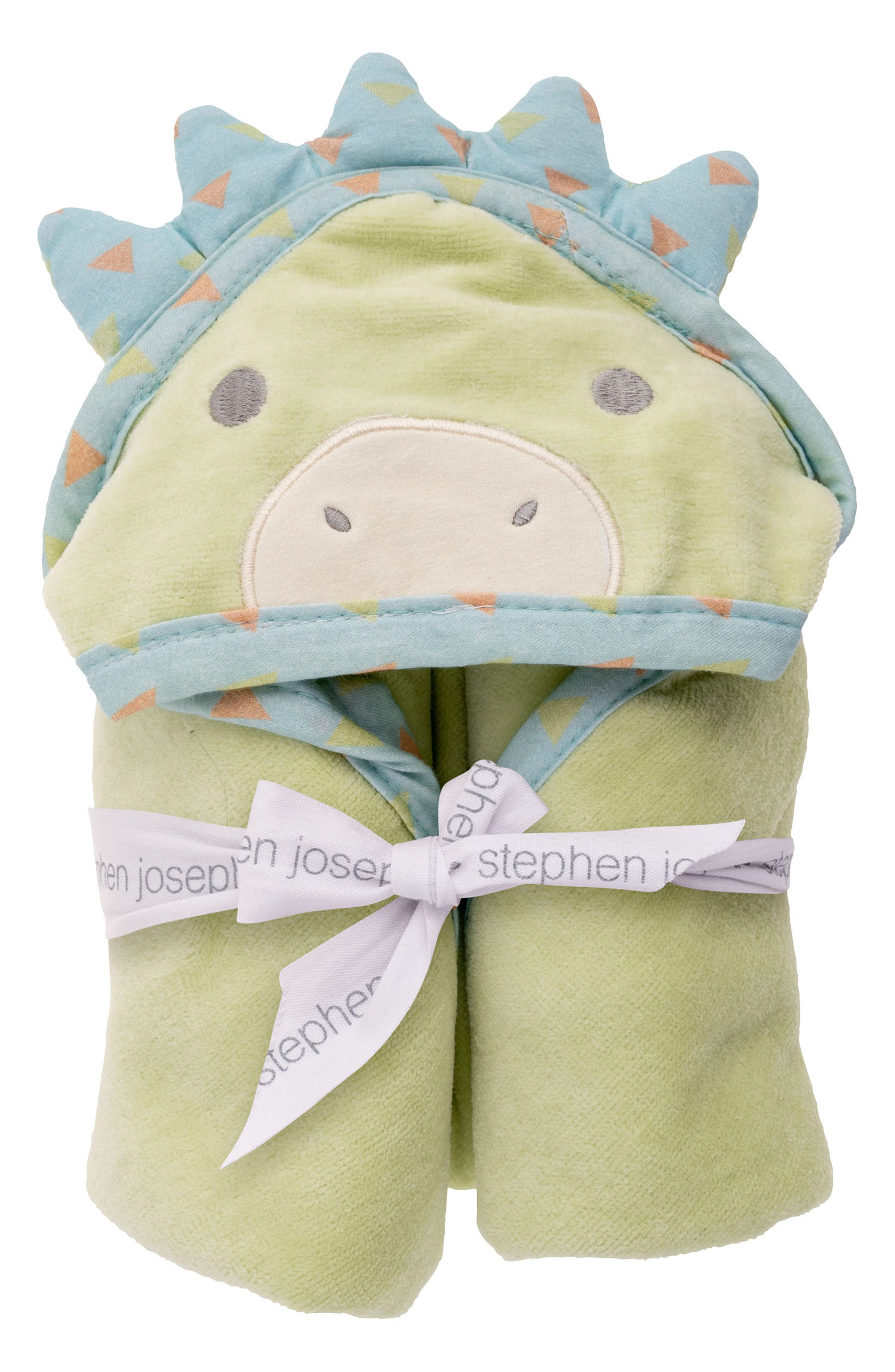Stephen Joseph Kids' Hooded Bath Towel in Dino 