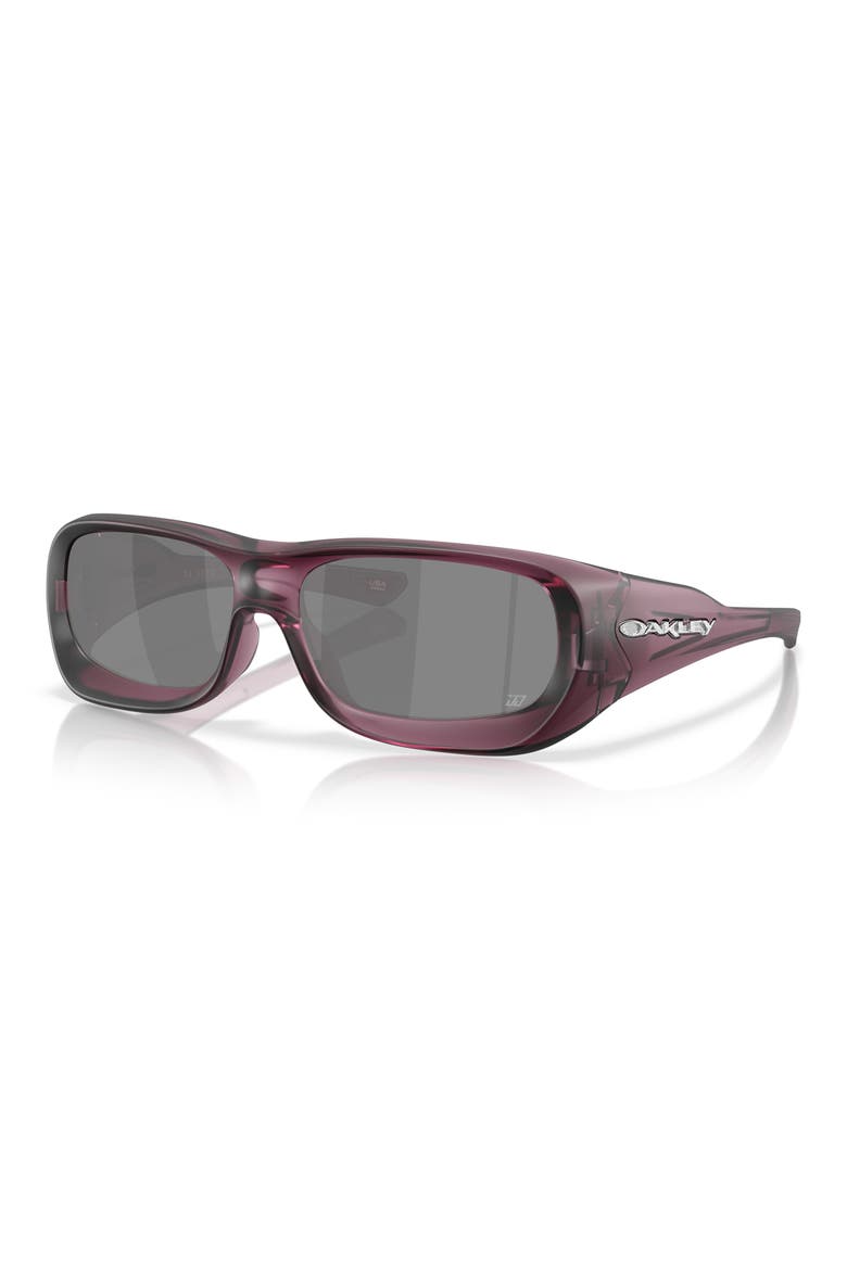 De Soto 59mm Prizm Rectangular Sunglasses, Alternate, color, MATTE INDIGO / PRIZM BLACK