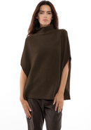 Monticelli Cashmere Pure Cashmere Funnel Neck Poncho